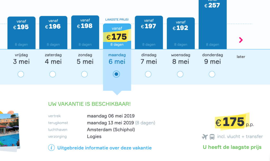 Check snel de prijzen naar Kreta