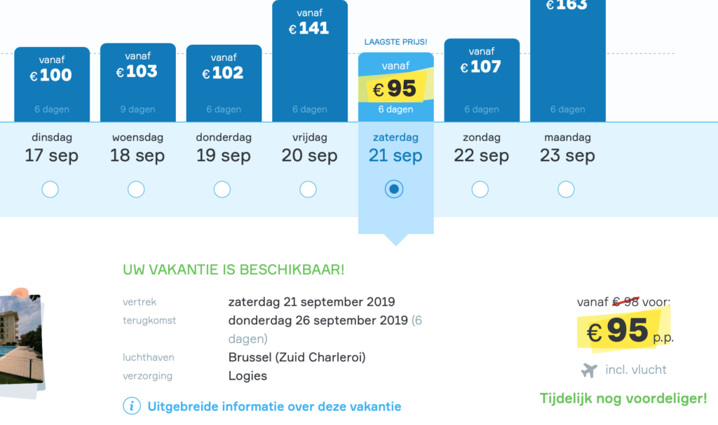 Check snel de prijzen naar Veneto