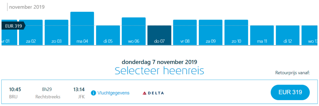 KLM-Partner Retourtickets New York