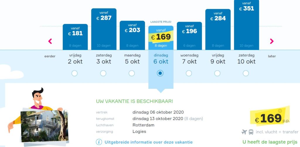 Vakantie naar Corfu v/a 169